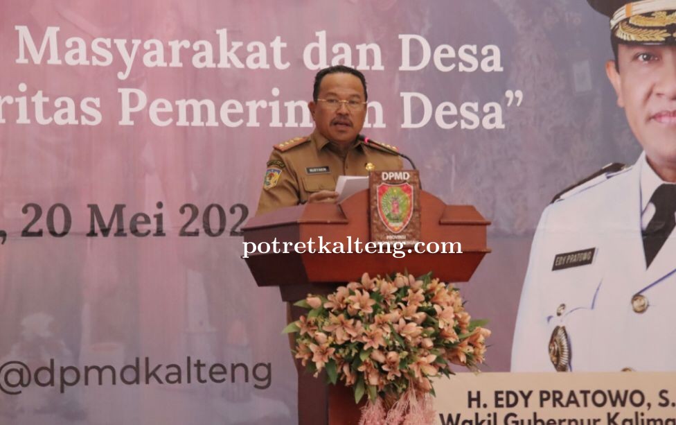 Sekda Kalteng Buka Rapat Kerja Penyelenggaraan Pemerintahan Desa Tahun 2024