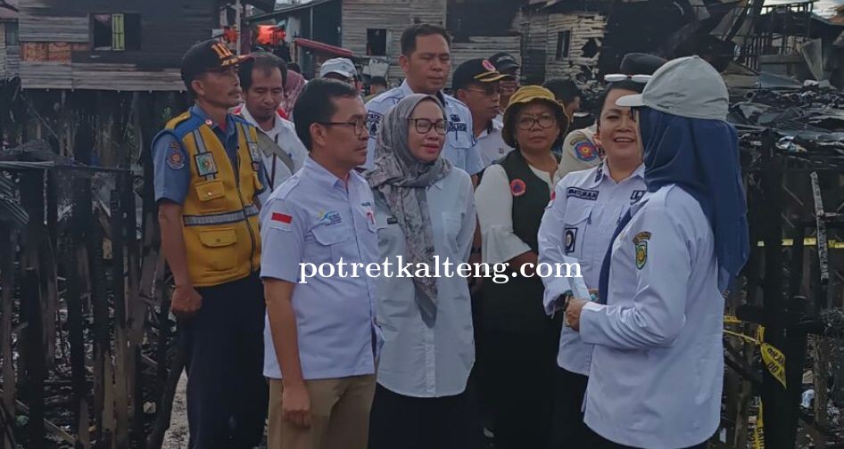 Pj Wali Kota Tinjau Lokasi Kebakaran di Flamboyan Bawah