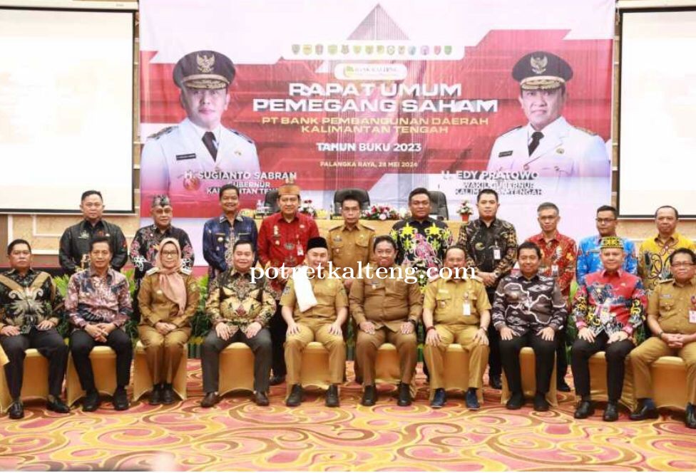 Hadiri RUPS Tahunan Tahun Buku 2023, Gubernur Kalteng Apresiasi Pencapaian PT Bank Kalteng