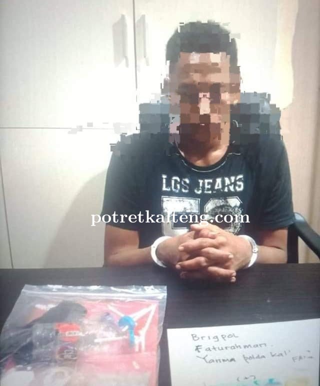 Miliki Sabu Sebanyak 81,50 Gram, Seorang Anggota Polisi Polda Kalteng Ditangkap Ditresnarkoba