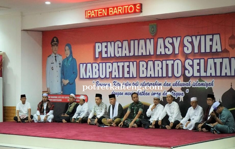 Bangun Sinergi, Pemkab Barsel Gelar Pengajian Asy-syifa