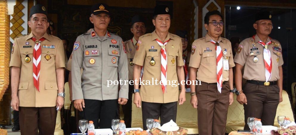 Pj. Bupati Barut Pimpin Upacara Hari Pramuka ke 63 tahun 2024