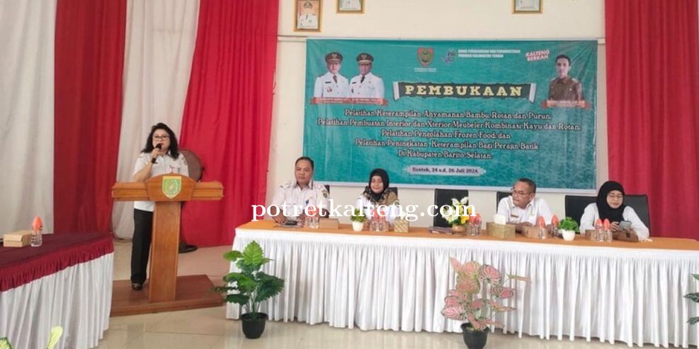 Dinas Dagperin Kalteng Adakan Pelatihan bagi Industri Kecil Menengah di Kabupaten Barito Selatan