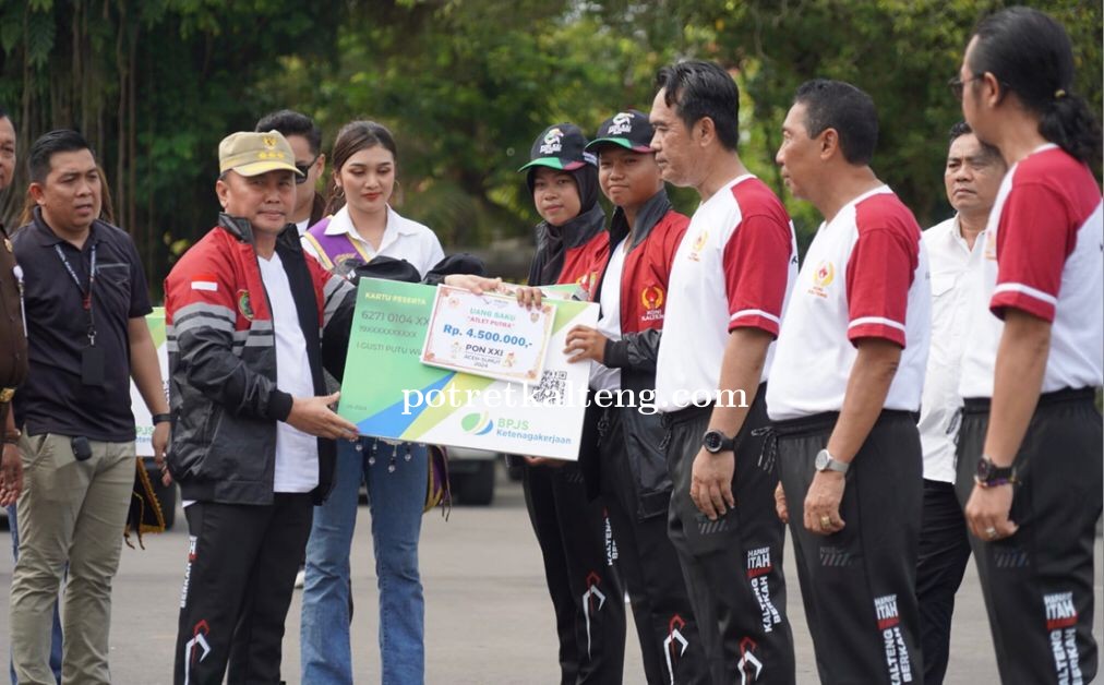 Gubernur Kalteng Lepas Kontingen Kalteng Ikuti PON XXI di Aceh dan Sumatera Utara