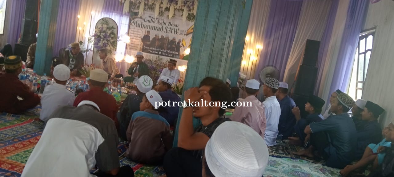 Bakal Calon Bupati Kapuas, Erlin Hardi Hadiri Maulid Nabi Muhammad Saw