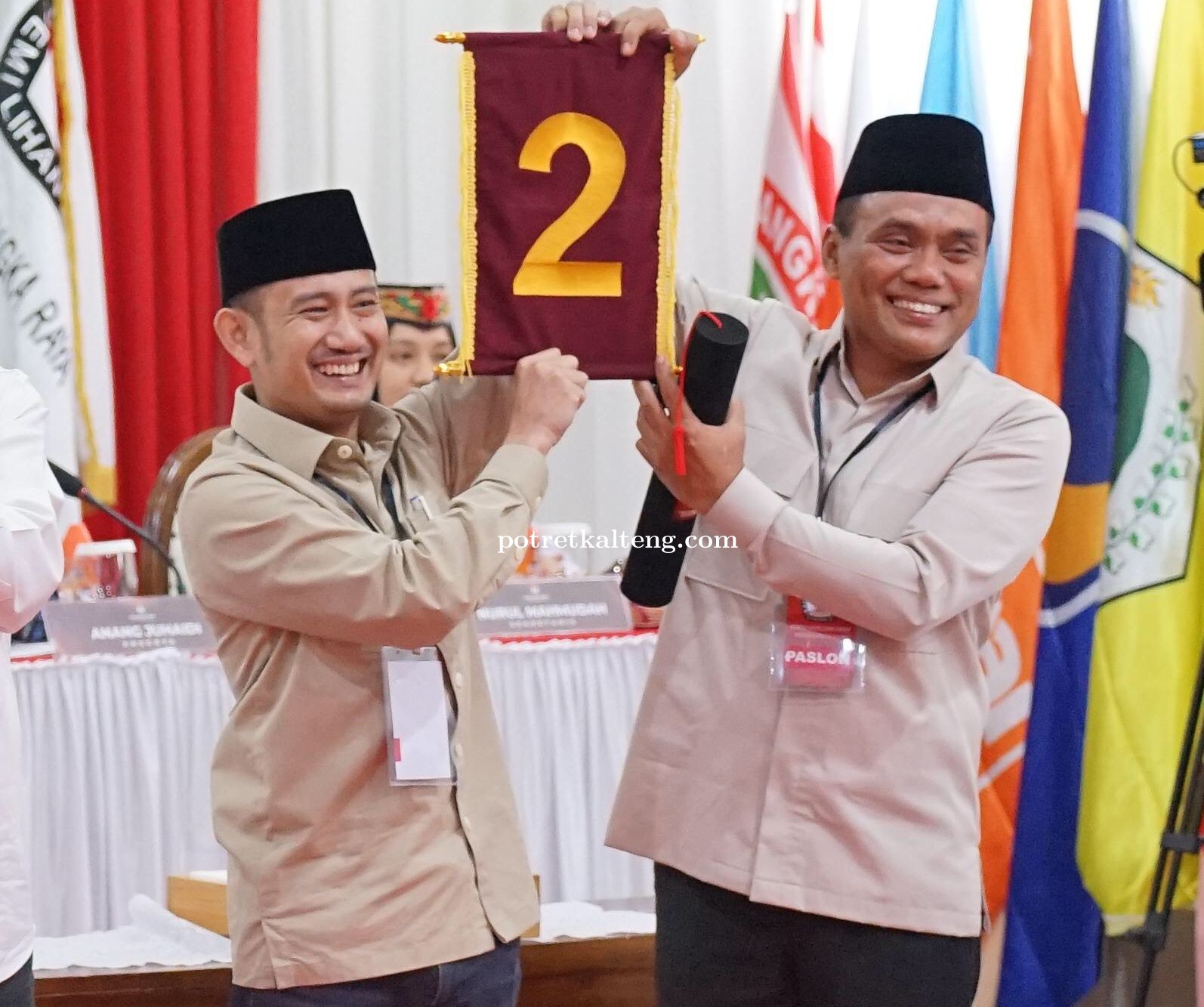 Fairid Naparin Optimis Nomor Urut Dua Jadi Pertanda 2 Priode Kemenangan di Pilwakot Palangka Raya