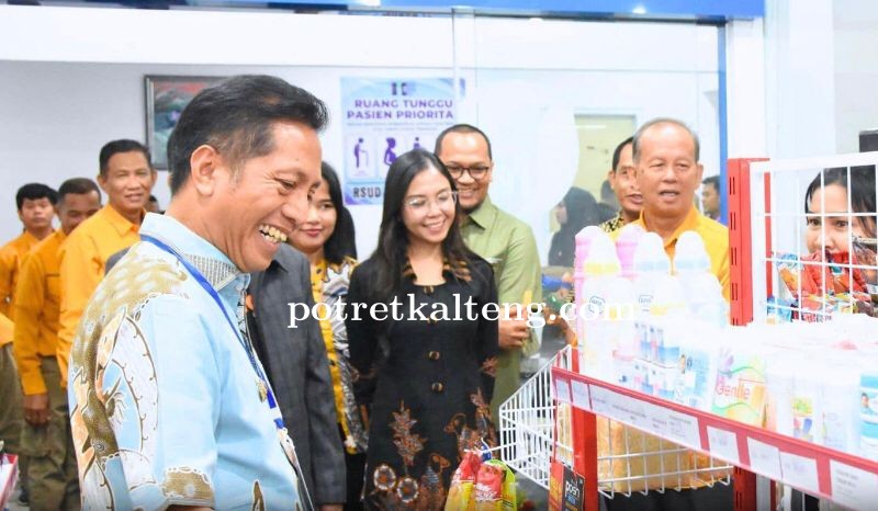 Pj. Bupati Barut Resmikan Perusda Mart Dan Launching Inovasi Layanan LABU AIR