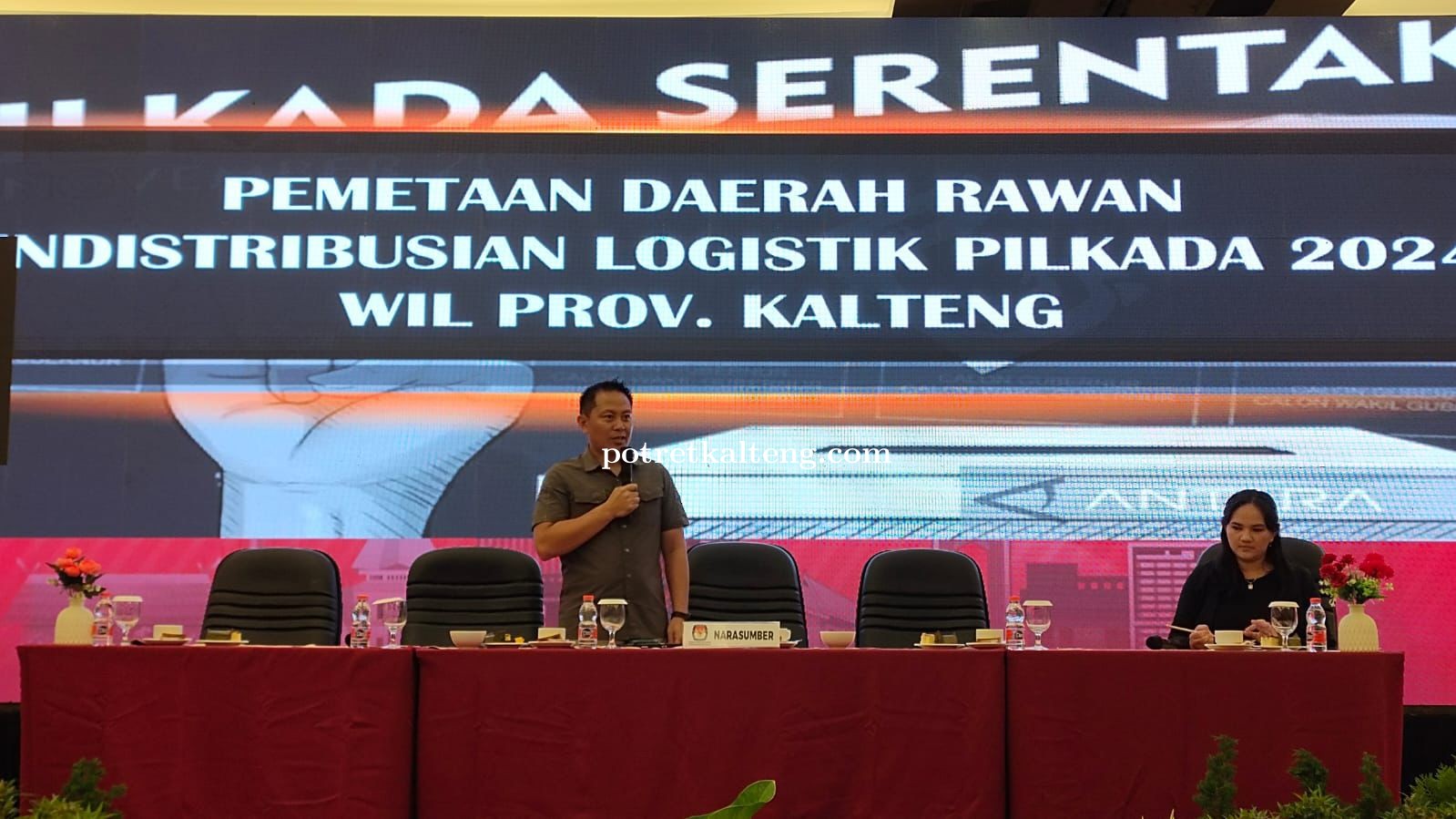 KPU Prov. Kalteng Gelar Rakor Persiapan Pilkada Serentak 2024
