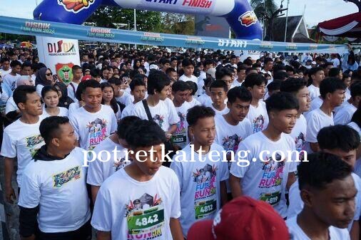 Kadisbudpar Prov. Kalteng Hadiri Disdik Fun Run 5K untuk Tingkatkan Kesehatan dan Kebersamaan