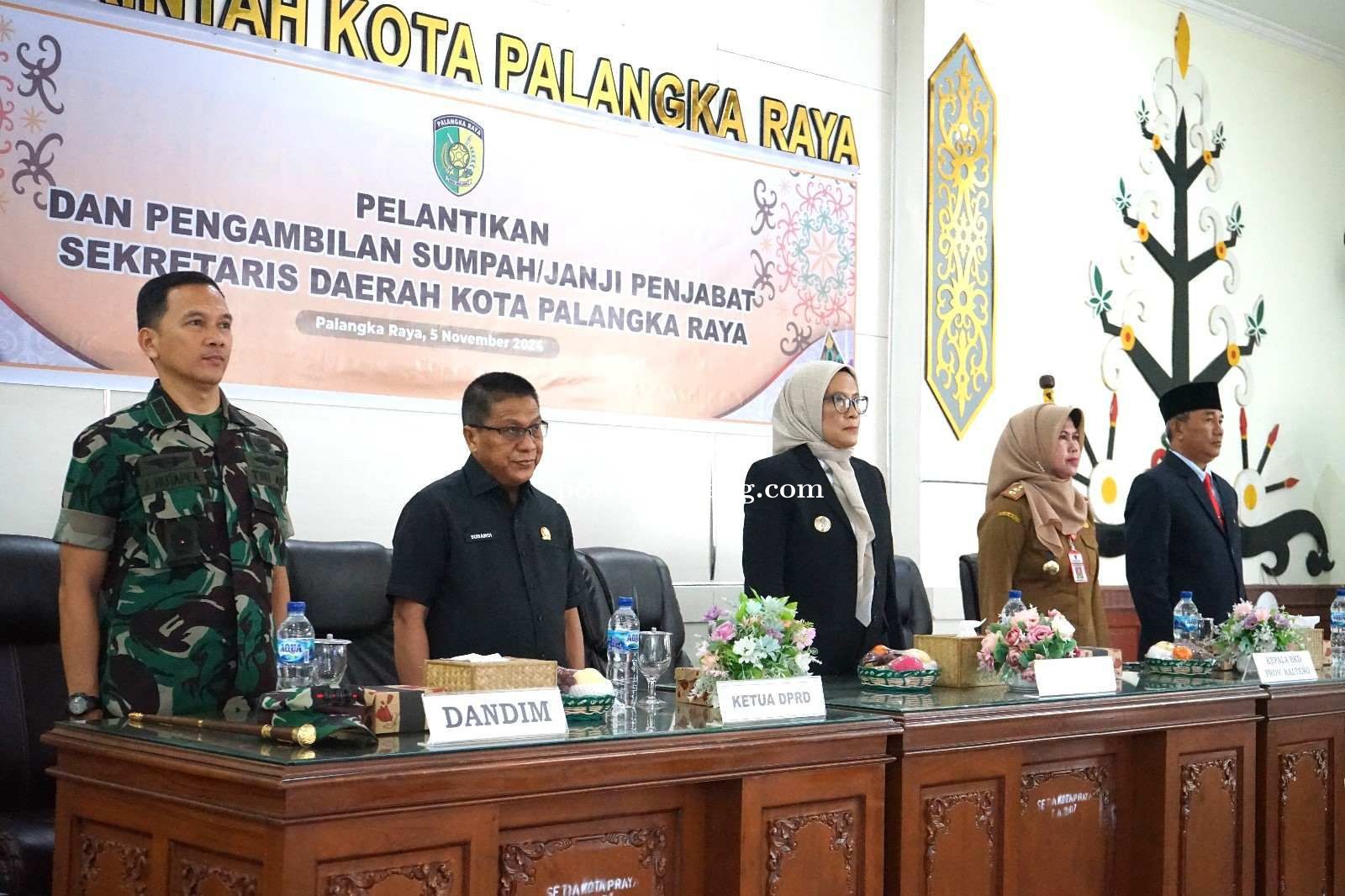 Kepala BKD Prov. Kalteng Harapkan Pj Sekda Palangka Raya Tingkatkan Kinerja Pemerintahan