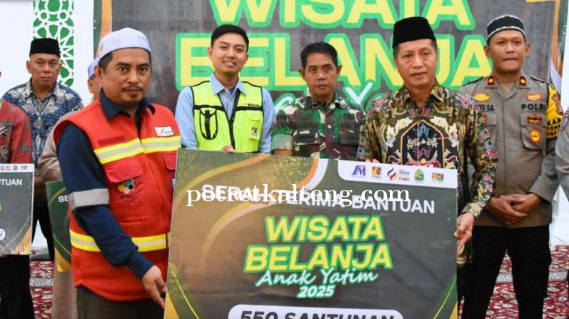 Pj. Bupati Barito Utara Resmikan Wisata Belanja Ramadhan untuk Anak Yatim Piatu