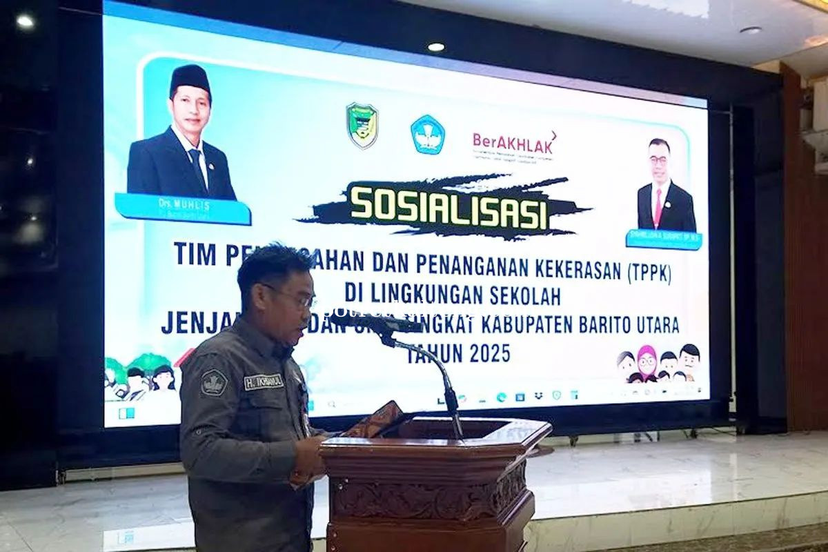 Disdik Barito Utara Sosialisasikan TPPK untuk Cegah Kekerasan di Lingkungan Sekolah