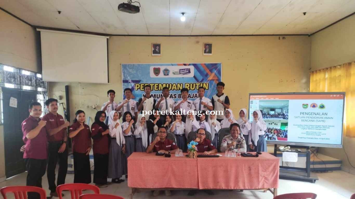 BPBD Prov. Kalteng Gelar Sosialisasi SPAB di SMAN 6 Palangka Raya dan SMAN 2 Kahayan Tengah
