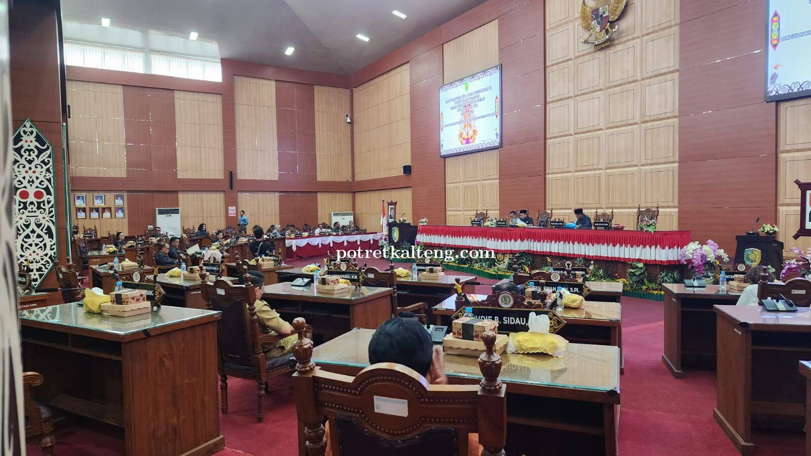 Fraksi Partai Demokrat Hadiri Rapat Paripurna Ke-1 DPRD Kota Palangka Raya Masa Persidangan III