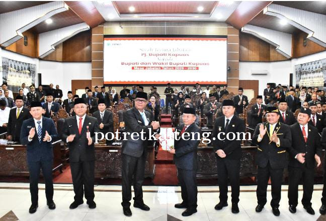 Rapat Paripurna Sertijab dan Penyampaian Visi-Misi, Bupati-Wakil Bupati Kapuas Siap Jalankan Pemerin