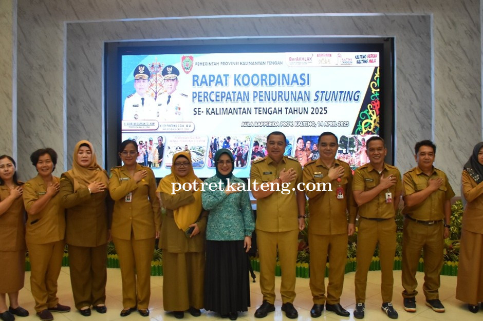 Rakor TPPS Kalteng: Kapuas Siap Integrasikan Target Penurunan Stunting dalam RPJMD