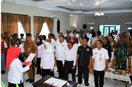Bupati Barsel Lantik Pengurus PMI 2025–2030, Tegaskan Komitmen Kemanusiaan