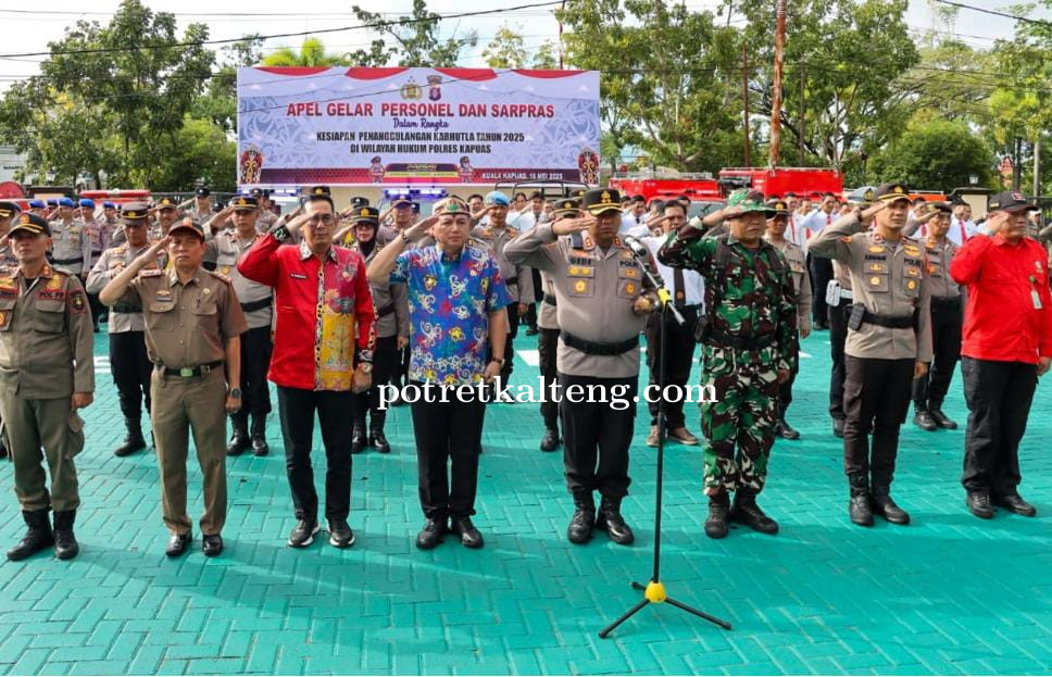 Wakil Bupati Kapuas Dodo Ikuti Apel Kesiapsiagaan Karhutla 2025 Secara Virtual