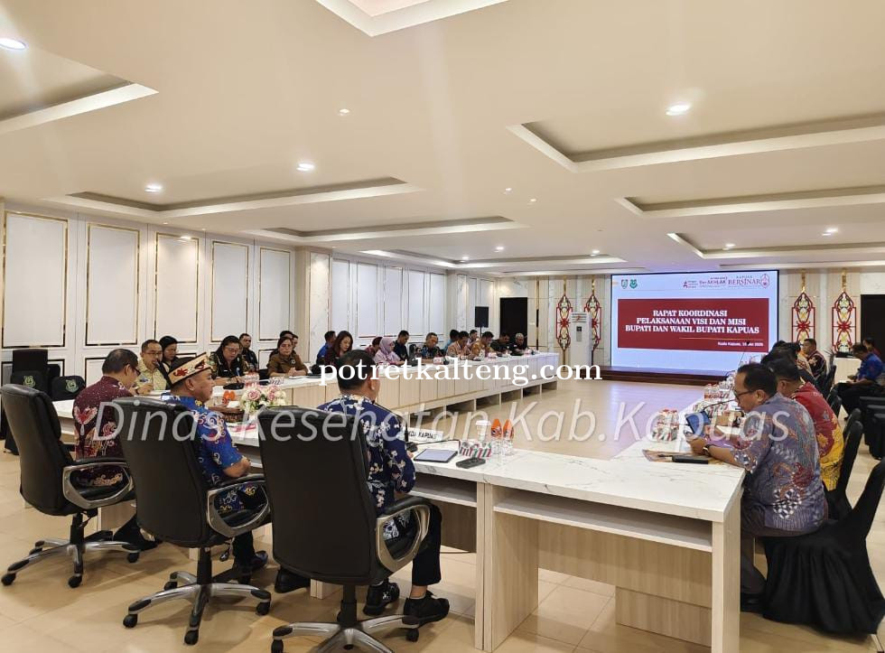 Kadinkes Kapuas Hadiri Rakor Pelaksanaan Visi dan Misi Bupati dan Wakil Bupati