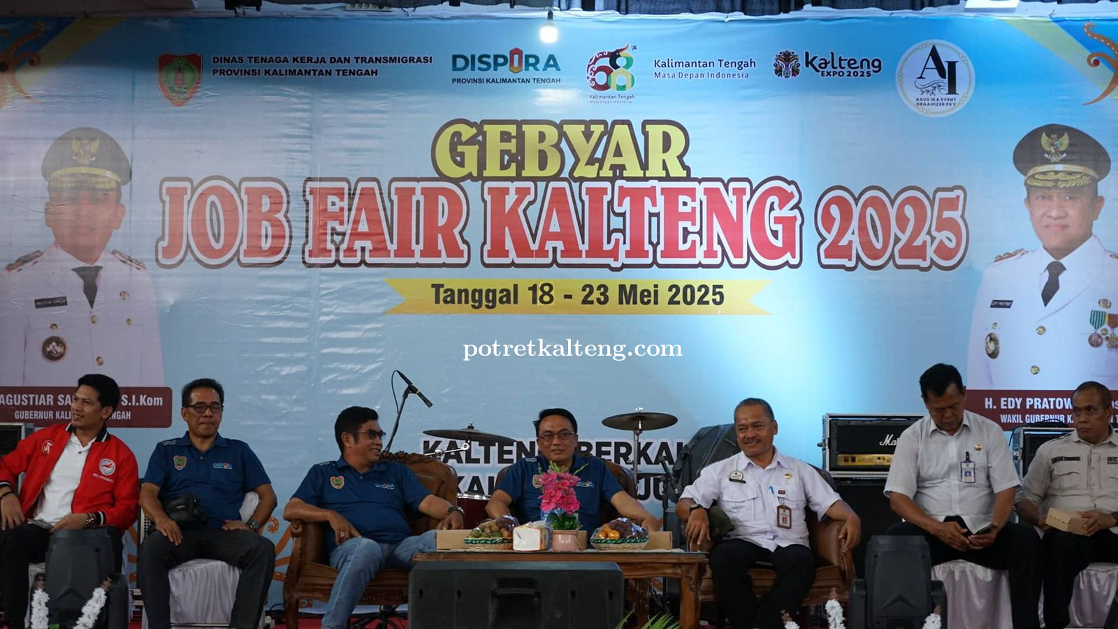 Kadisnakertrans Prov. Kalteng Hadiri Pembukaan Turnamen E-Football Antar Instansi se-Kalimantan Teng