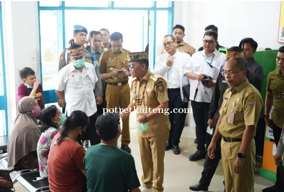 Gubernur Kalteng Sidak RSUD Doris Sylvanus, Tegaskan Komitmen Pemerataan Layanan Kesehatan