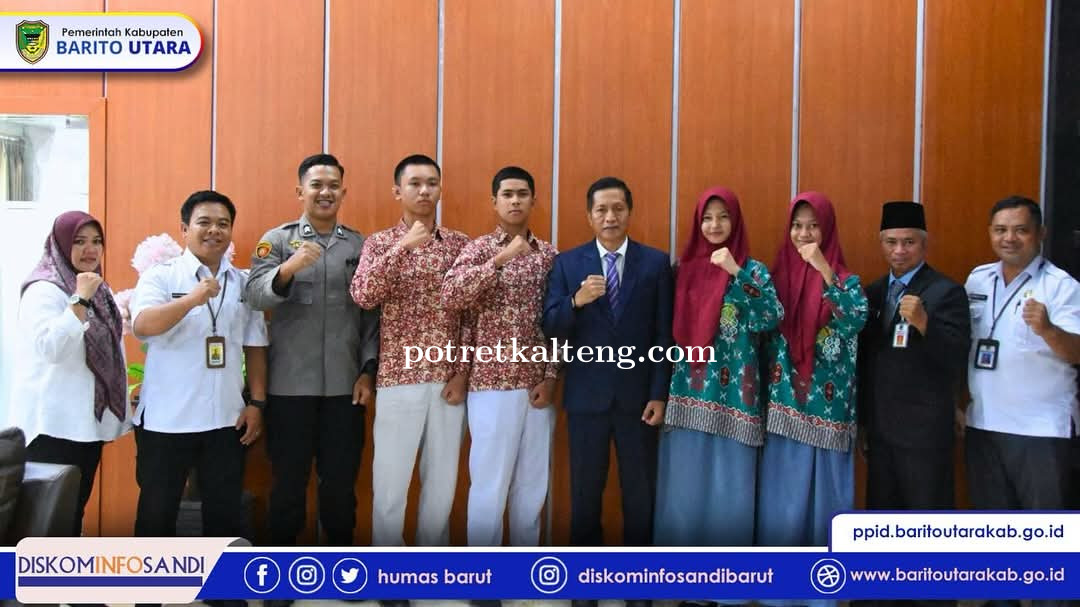 Pj Bupati Barut Terima Audiensi 4 Calon Paskibraka Tingkat Provinsi Kalteng