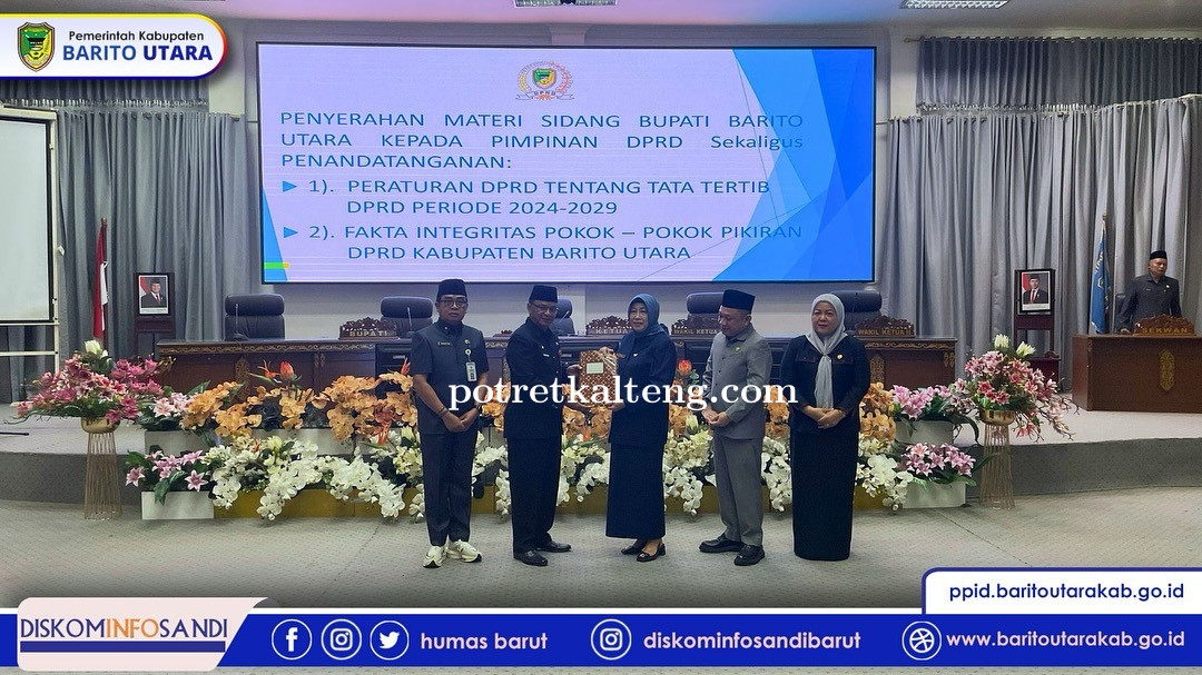 DPRD Barito Utara Gelar Rapat Paripurna Bahas LKPJ Bupati 2024