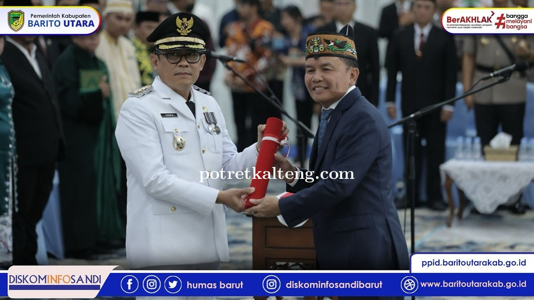 Indra Gunawan Dilantik Gantikan Muhlis Sebagai Pj Bupati Barito Utara
