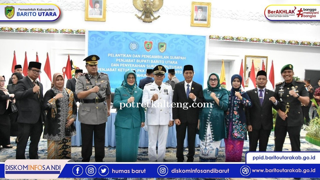 Melly Novita Terima SK Ketua TP PKK Barito Utara, Siap Jalankan Tugas