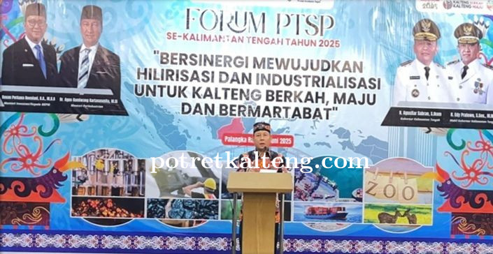 DPMPTSP Kalteng Paparkan Strategi Hilirisasi dalam Forum PTSP se-Kalimantan Tengah 2025