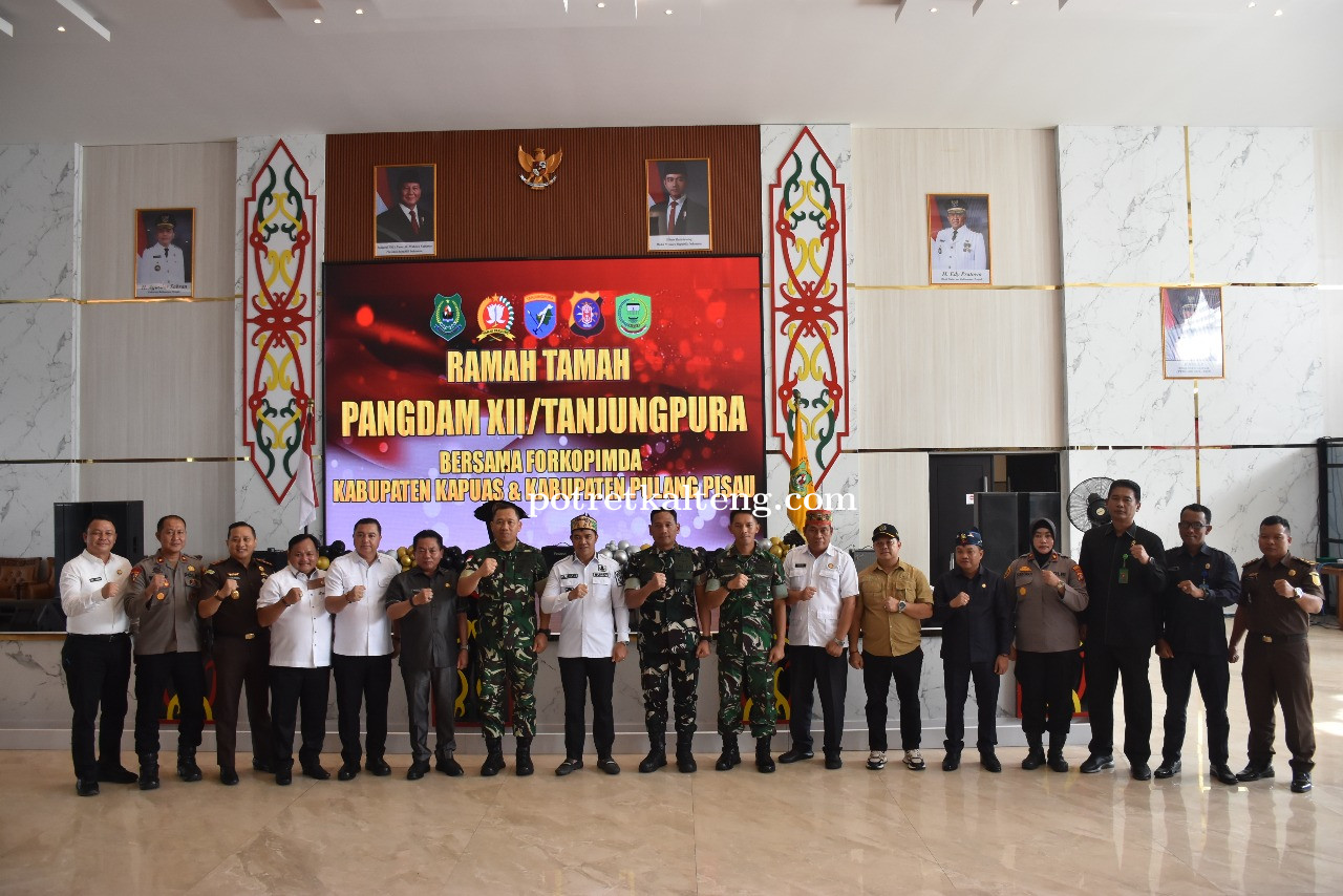 Pangdam XII/Tanjungpura Kunjungi Kabupaten Kapuas, Bupati Sampaikan Ucapan Selamat Datang