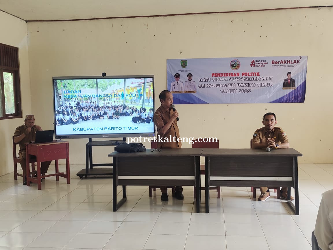Cerdas Berbangsa Sejak Dini: Kesbangpol Barito Timur Sambangi Sekolah Tanamkan Nilai Kebangsaan