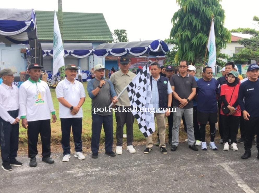 Gubernur Kalteng Apresiasi Jalan Sehat Milad BKPRMI ke-48 dan HUT ke-80 RI