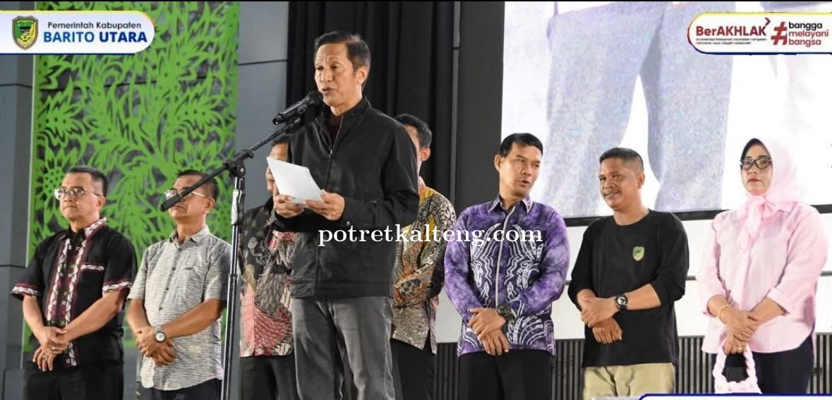 Sekda Barut Tutup Rangkaian Festival  Budaya Iya Mulik Bengkang Turan : Kecamatan Teweh Baru Jadi Ju