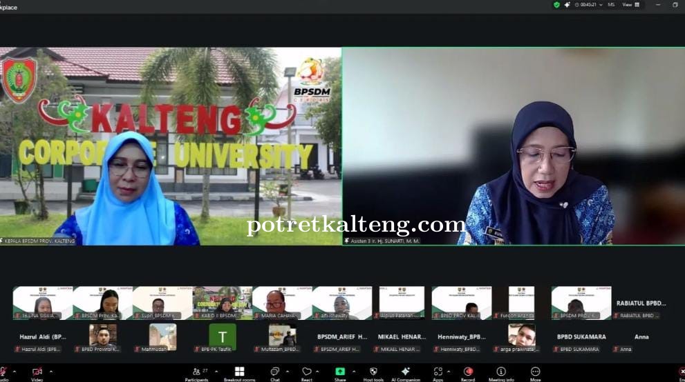 Pelatihan RENKON 2025: ASN Kalteng Ditempa Hadapi Krisis