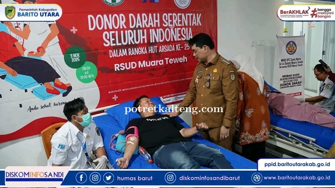 Peringati HUT ARSADA Ke-25, Bupati Barut Targetkan Peningkatan Kelas RSUD Muara Teweh dari C ke B