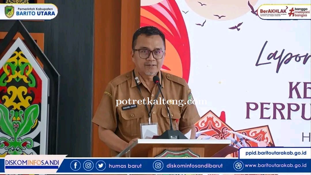 40 GURU IKUTI LOMBA: Dinas Perpustakaan Barut Dukung Literasi Lewat Penguatan Kompetensi Membaca Nya