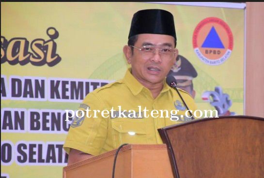 Wabup Barito Selatan Dorong Penguatan Sinergi Antar Lembaga dalam Penanggulangan Bencana