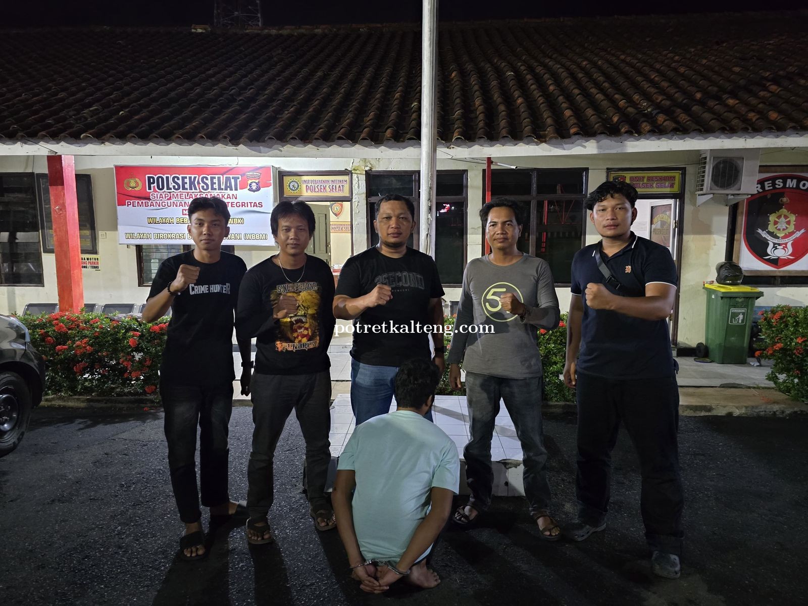 Resmob Polres Kapuas Amankan Seorang Pria Diduga Pelaku Penganiayaan di Taman Raja Bunu