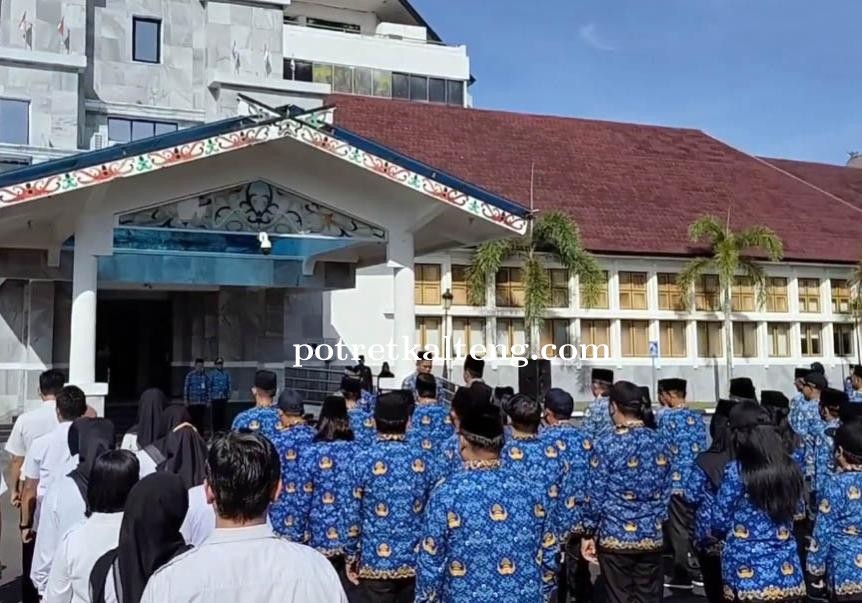 Sekretariat DPRD Kalteng Peringati Hari Kesaktian Pancasila dengan Upacara Khidmat