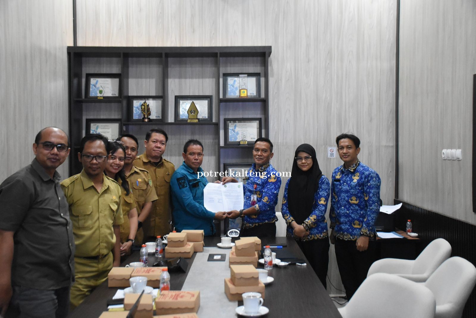 Pemkab Kapuas dan Pulang Pisau Teken Berita Acara Sinkronisasi RTRW Wilayah Perbatasan