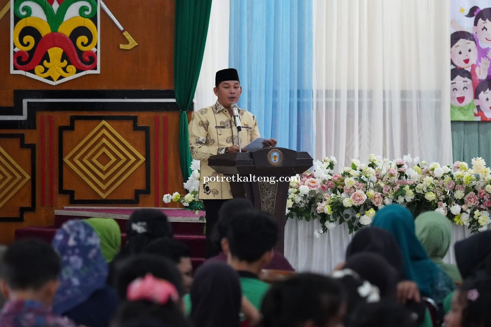 Wabup Murung Raya Berikan Sambutan Dalam Peringatan HAN dan Gebyar PAUD Kabupaten Murung Raya