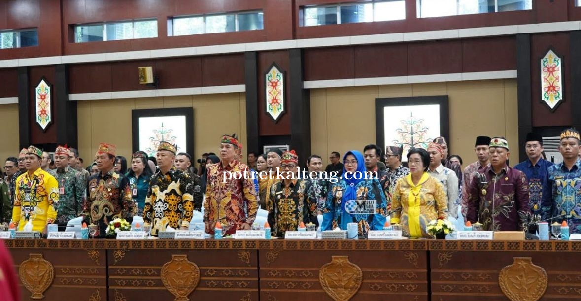 Bupati Murung Raya Hadiri Rakor Kebijakan Pertanahan dan Tata Ruang di Palangka Raya