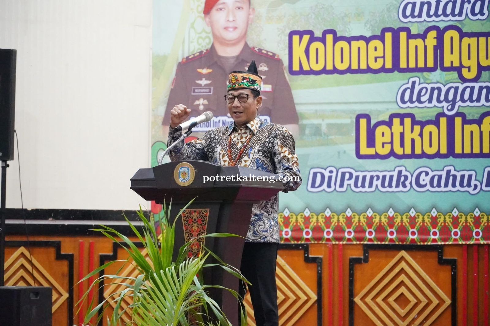 Bupati Murung Raya Hadiri Kenal Pamit Dandim 1013/Muara Teweh