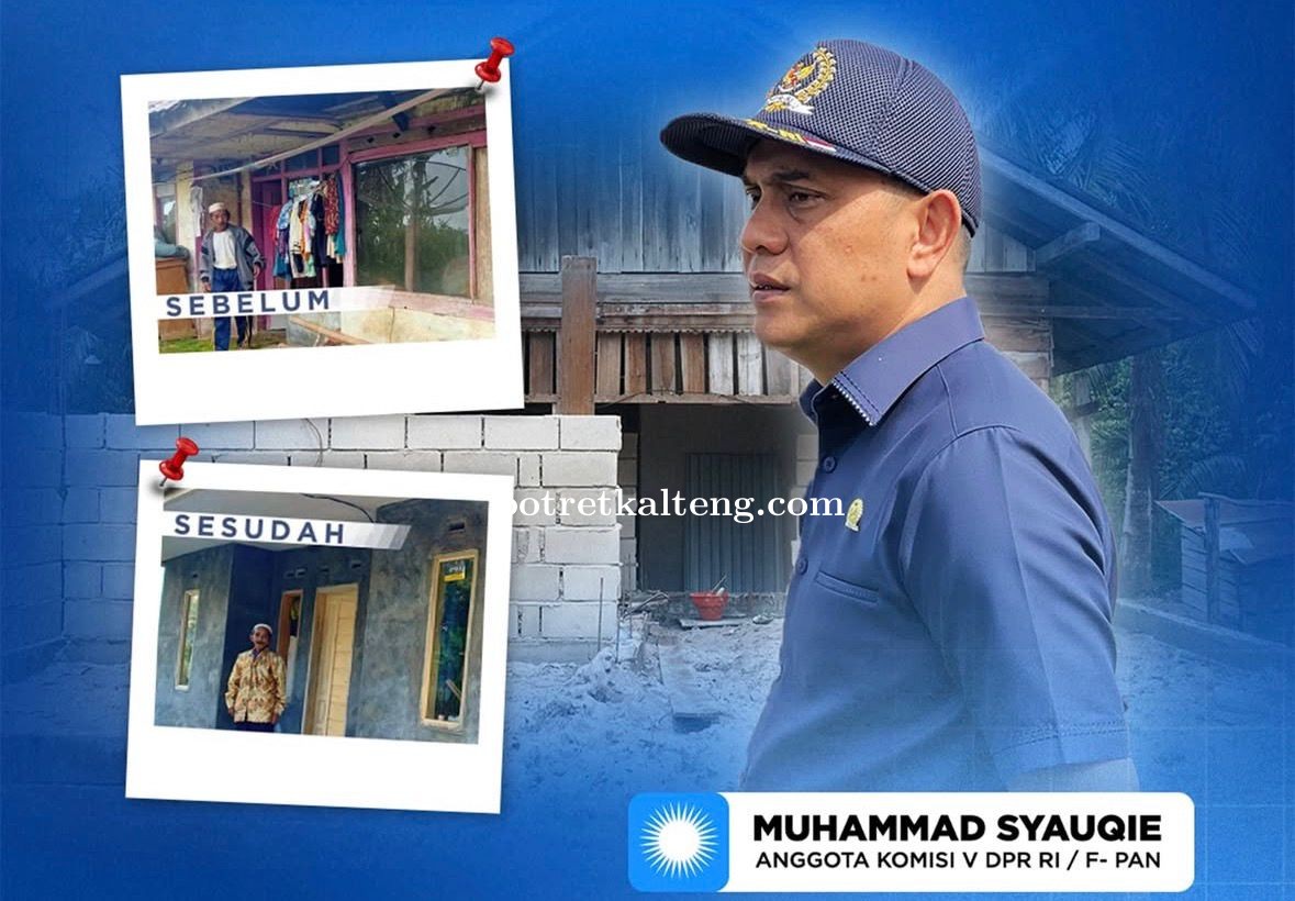 Tingkatkan Kualitas Hunian, Muhammad Syauqie Fasilitasi 865 Unit Bedah Rumah di Kalteng Sepanjang 20