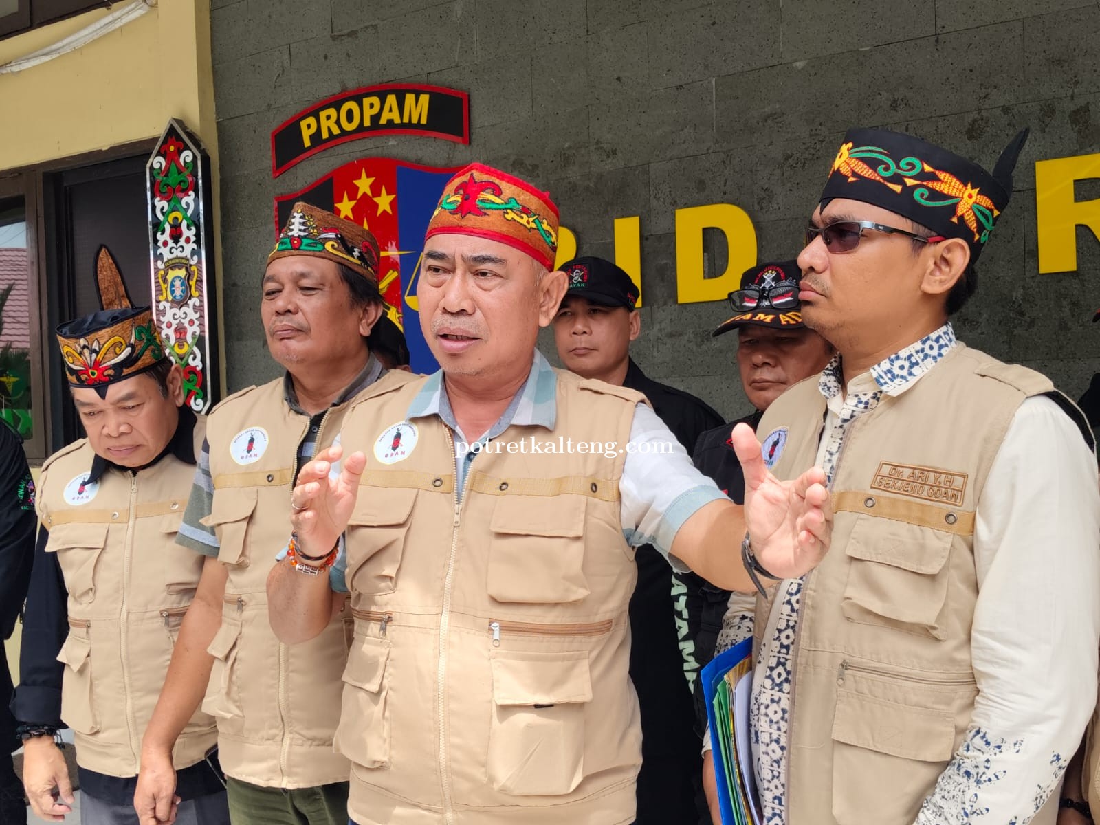 GDAN dan Batamad Laporkan Dugaan Oknum Polisi Bekingi Narkoba ke Propam Polda Kalteng