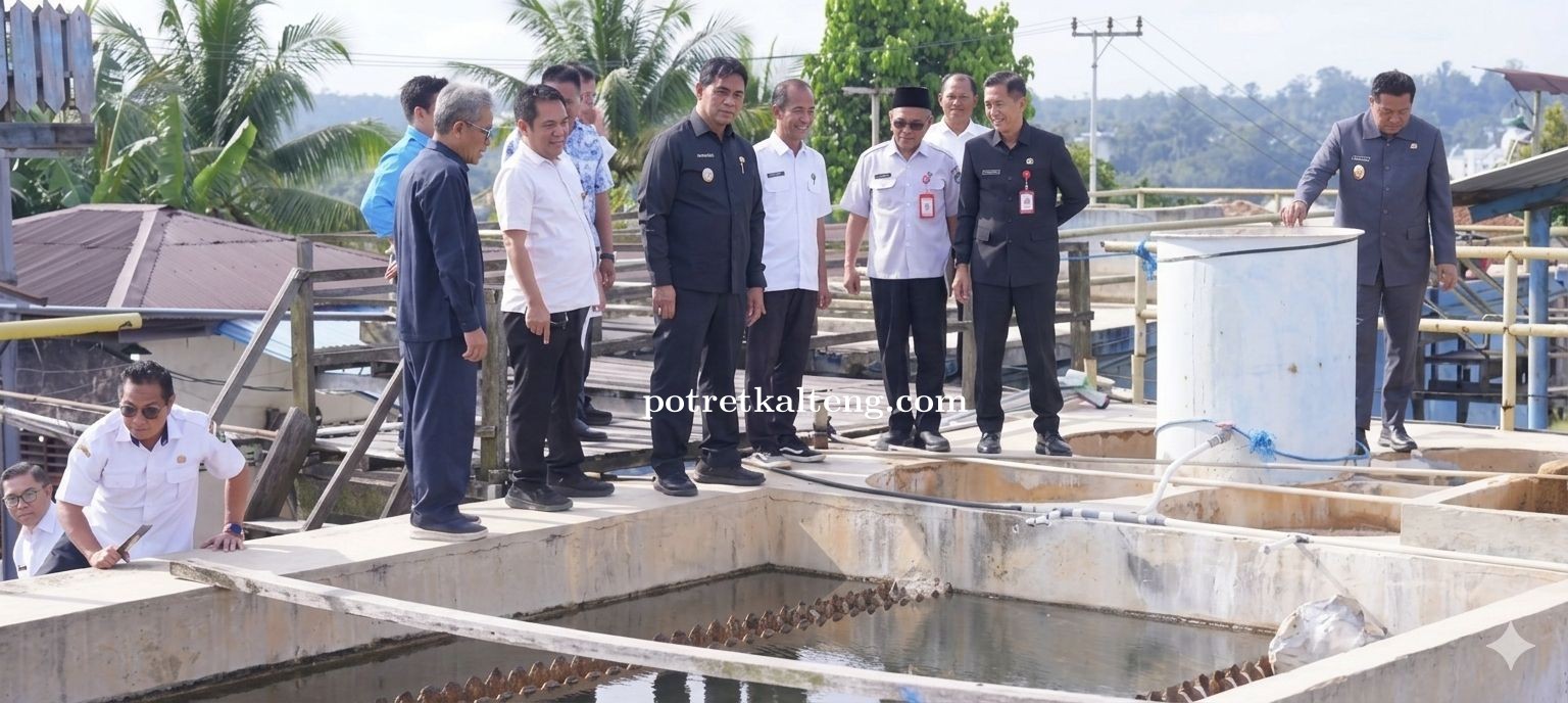 Pastikan Kualitas Air Bersih, Bupati Barito Utara Lakukan Sidak ke PDAM Muara Teweh