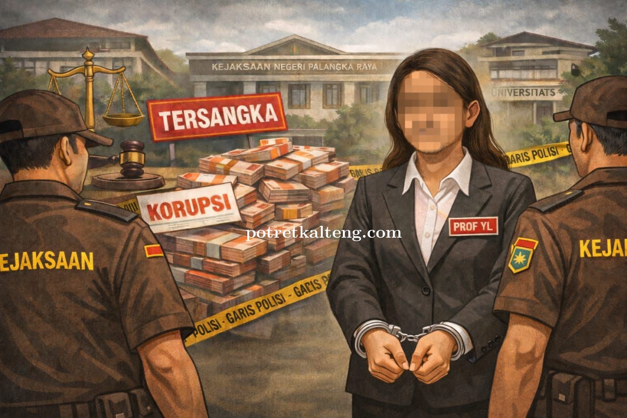 Kejari Palangka Raya Tetapkan Prof YL Tersangka Dugaan Korupsi Pascasarjana UPR