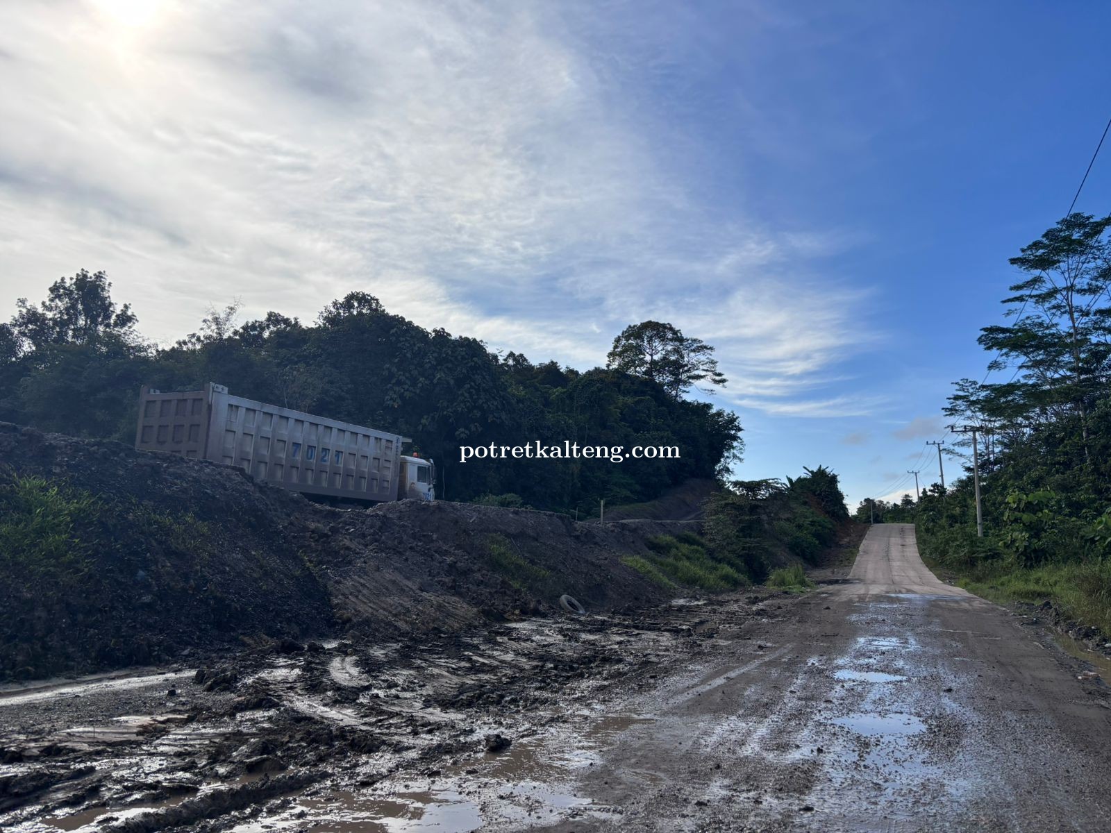 Terkesan Abaikan Teguran Bupati, Ketua Sapma PP Kalteng Soroti Limbah Jalan Hauling PT BDA