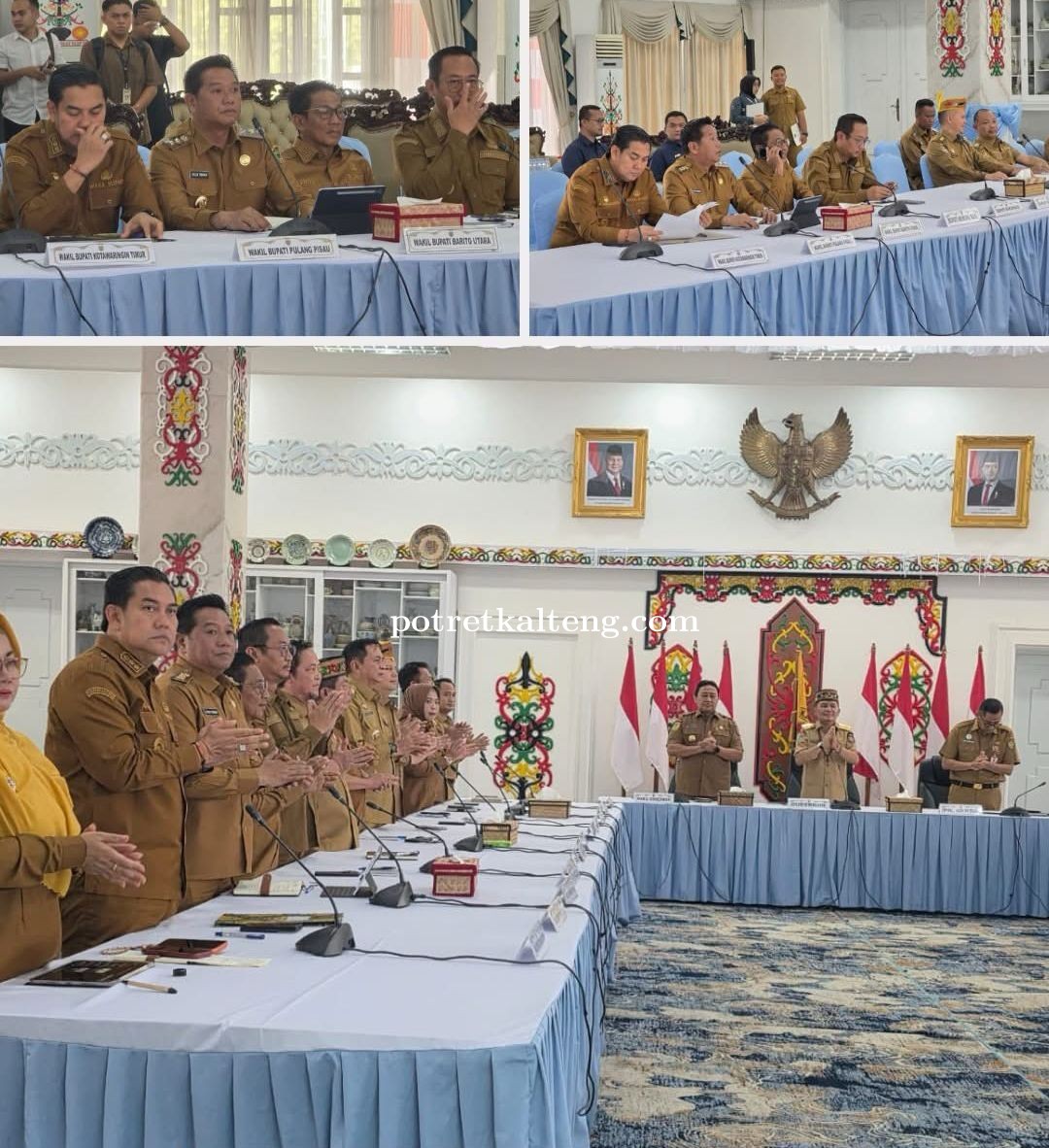 Wakil Bupati Barito Utara Hadiri Rakor Program Kartu Huma Betang Sejahtera